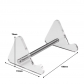 1 Layer Acrylic Display Bracket / Rack for Mechanical Gaming Keyboard Keycaps Set Support